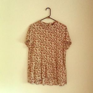 Roolee floral peplum blouse